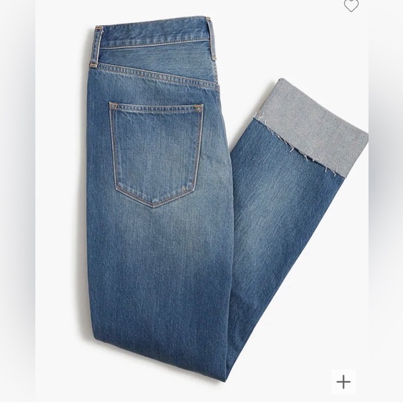 J. Crew Factory Premium Edition high-rise straight jean cabana blue wash 26P - Picture 5 of 10